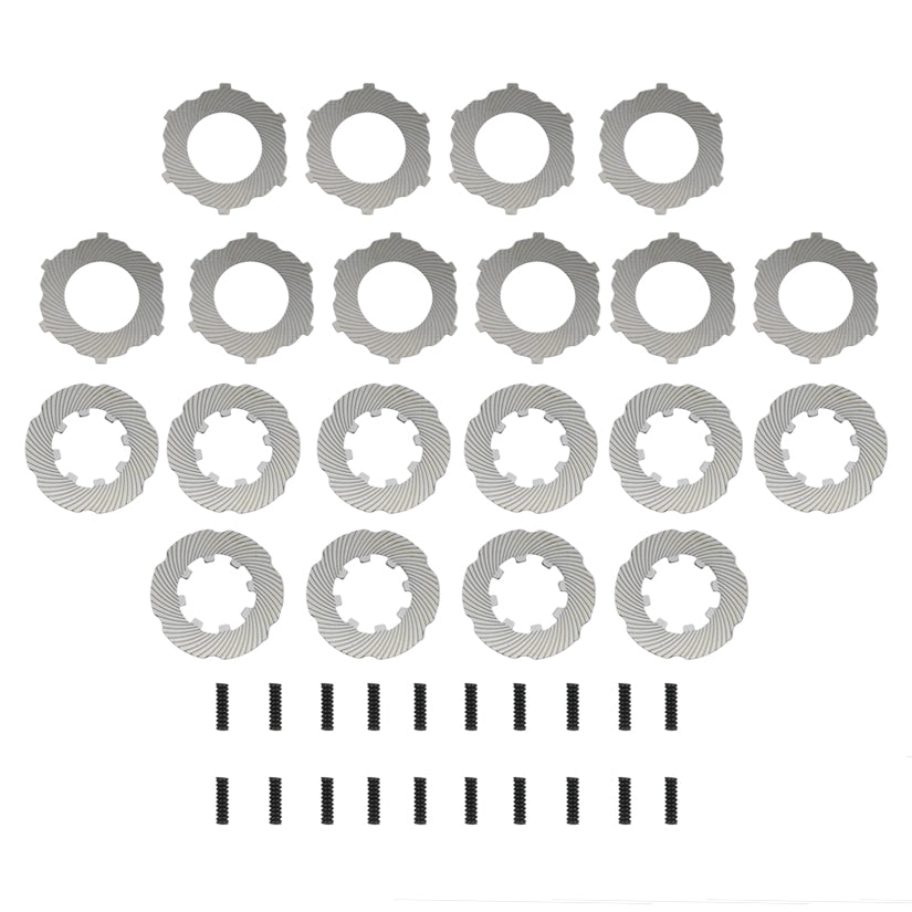 MFactory Replacement Forged Plates 20pcs and Pre-load Springs for Metal Plate LSD Differential (12pcs)
