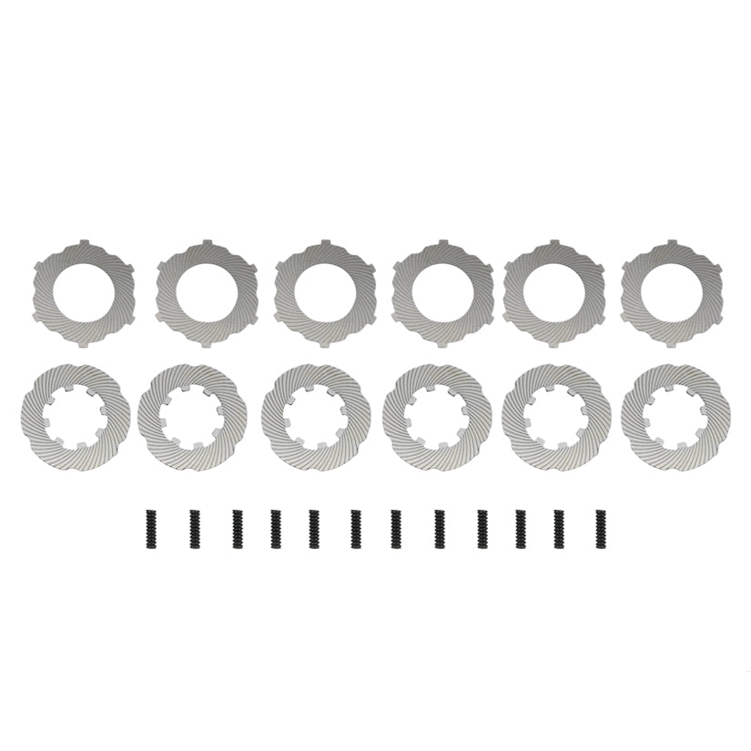 MFactory Replacement Forged Plates 12pcs and Pre-load Springs for Metal Plate LSD Differential (12pcs)